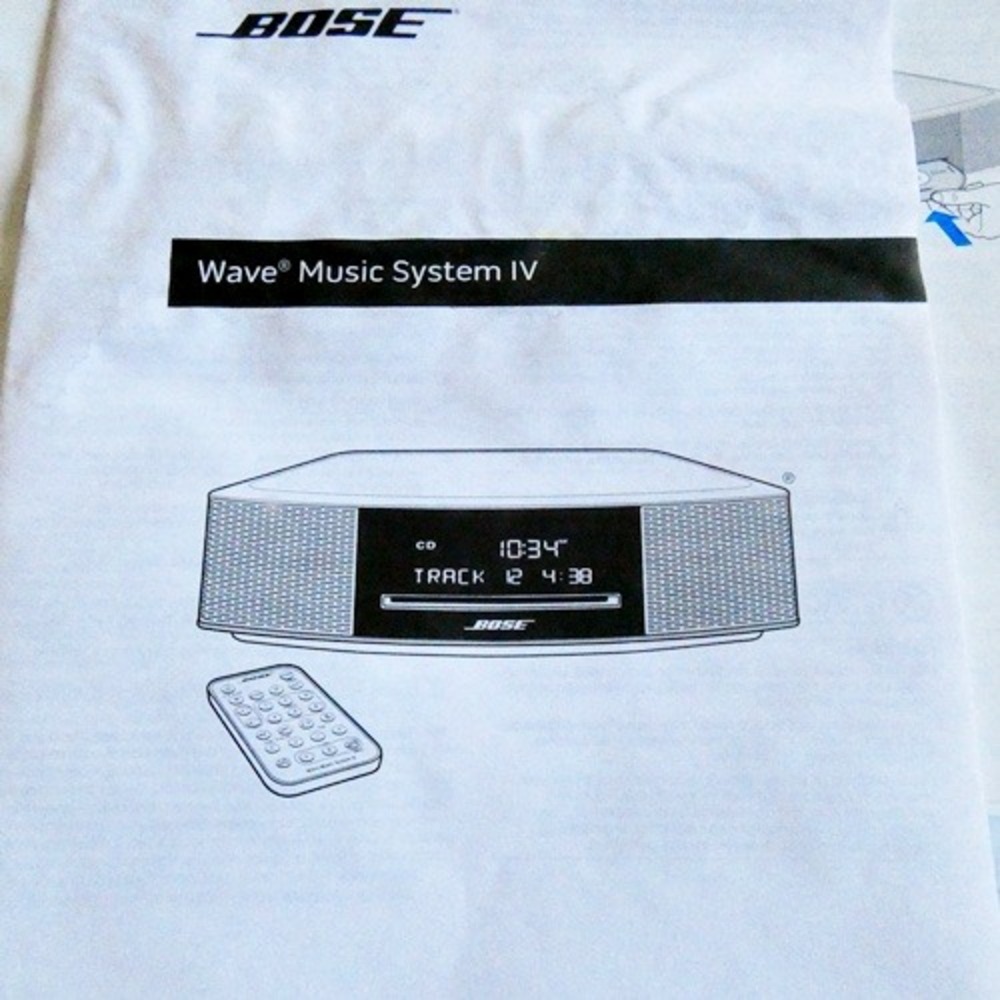 Brand New! Open Box BOSE Wave Music System IV Silver Complete RARE - Picture 8 of 9